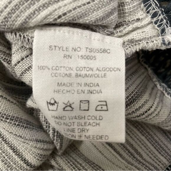 DRA/Anthropologie Los Angeles Cropped Off The Shoulder Fringe Top Sz-S - Picture 9 of 9